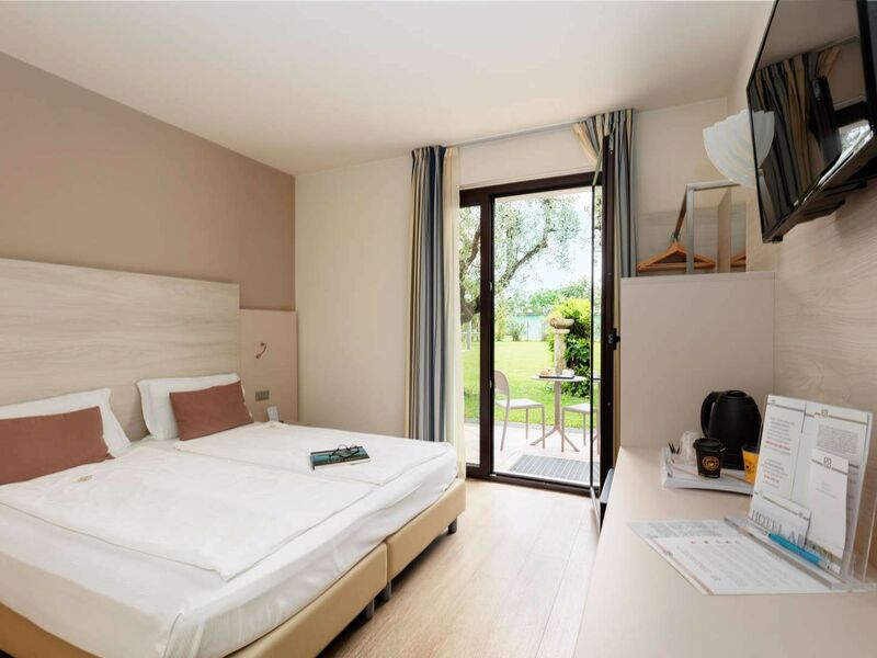 Doppelzimmer Superior mit Balkon oder Patio | Mehr Stil und Raum im Freien.
